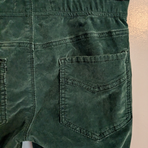 Free People Pull On Flare Corduroys Size 26 Shining Sea Green Color - Picture 8 of 8